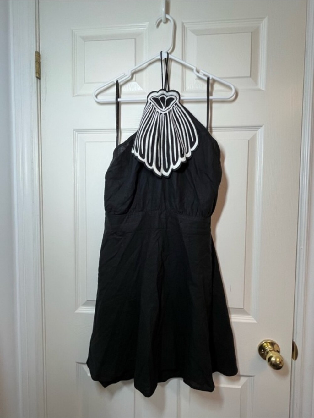 $178 Farm Rio x Anthropologie Linen Blend Cover-Up Dress Size M - Picture 8 of 8